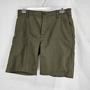 Proof Huckberry Nomad Shorts 9" Mens 34 Green Chino Hiking Outdoor Casual Adult*